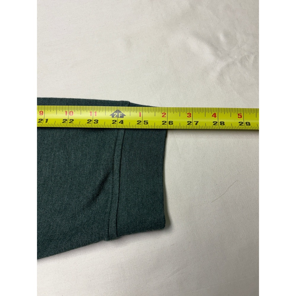 David Donahue Men's Green Heather 1/4 Zip Pullover Sweatshirt‎ XXL - Picture 7 of 7